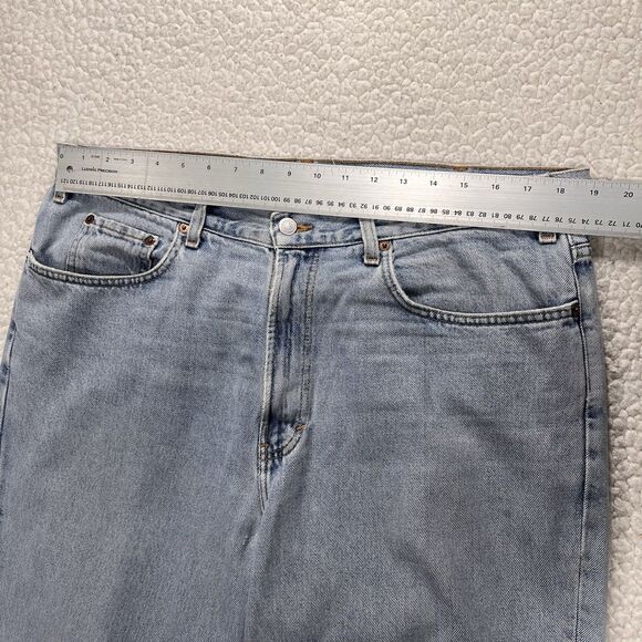 GAP Easy Fit Jeans Men’s 37x33 Straight Light Wash Retro 90s Y2K Casual Normcore - Picture 9 of 12